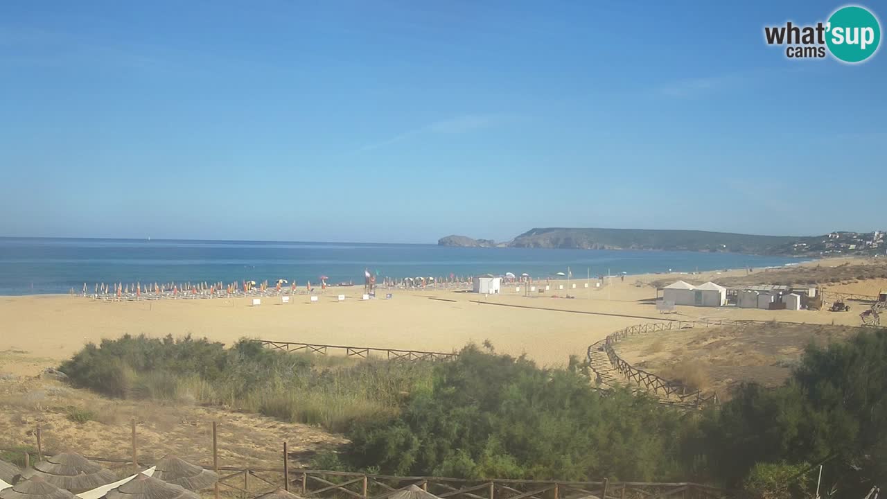 Webcam Torre dei Corsari – Vue en direct sur la plage depuis Punta Usai