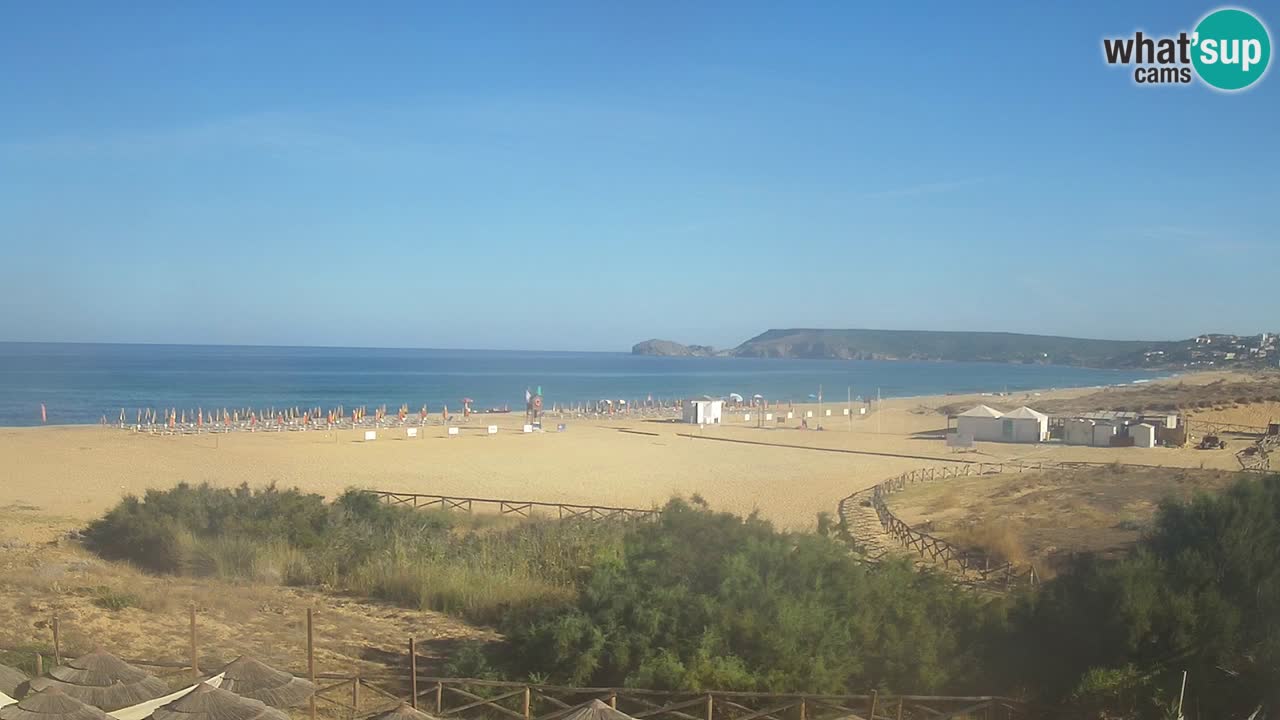 Webcam Torre dei Corsari – Liveblick auf den Strand von Punta Usai