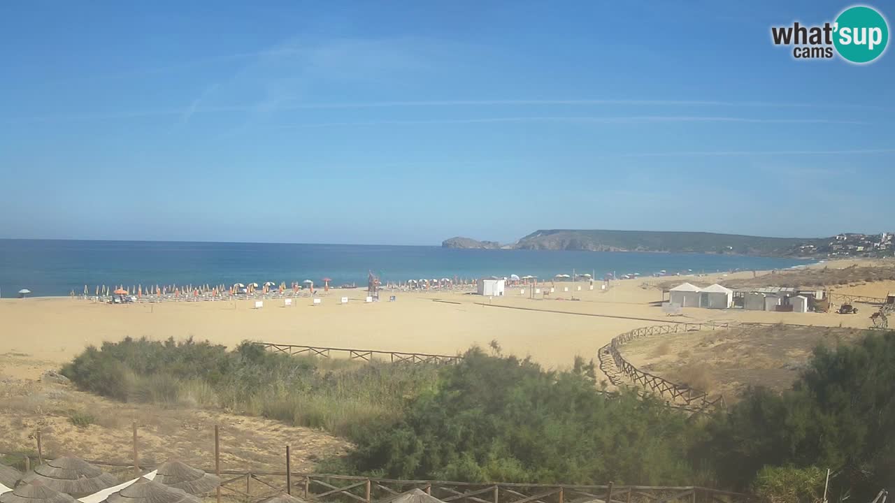 Webcam Torre dei Corsari – Vue en direct sur la plage depuis Punta Usai