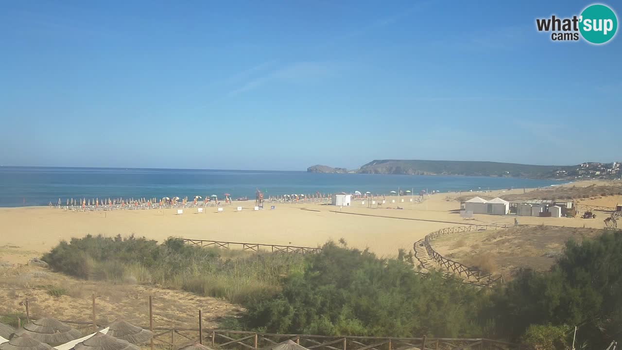 Cámara web Torre dei Corsari – Vista en directo de la playa desde Punta Usai