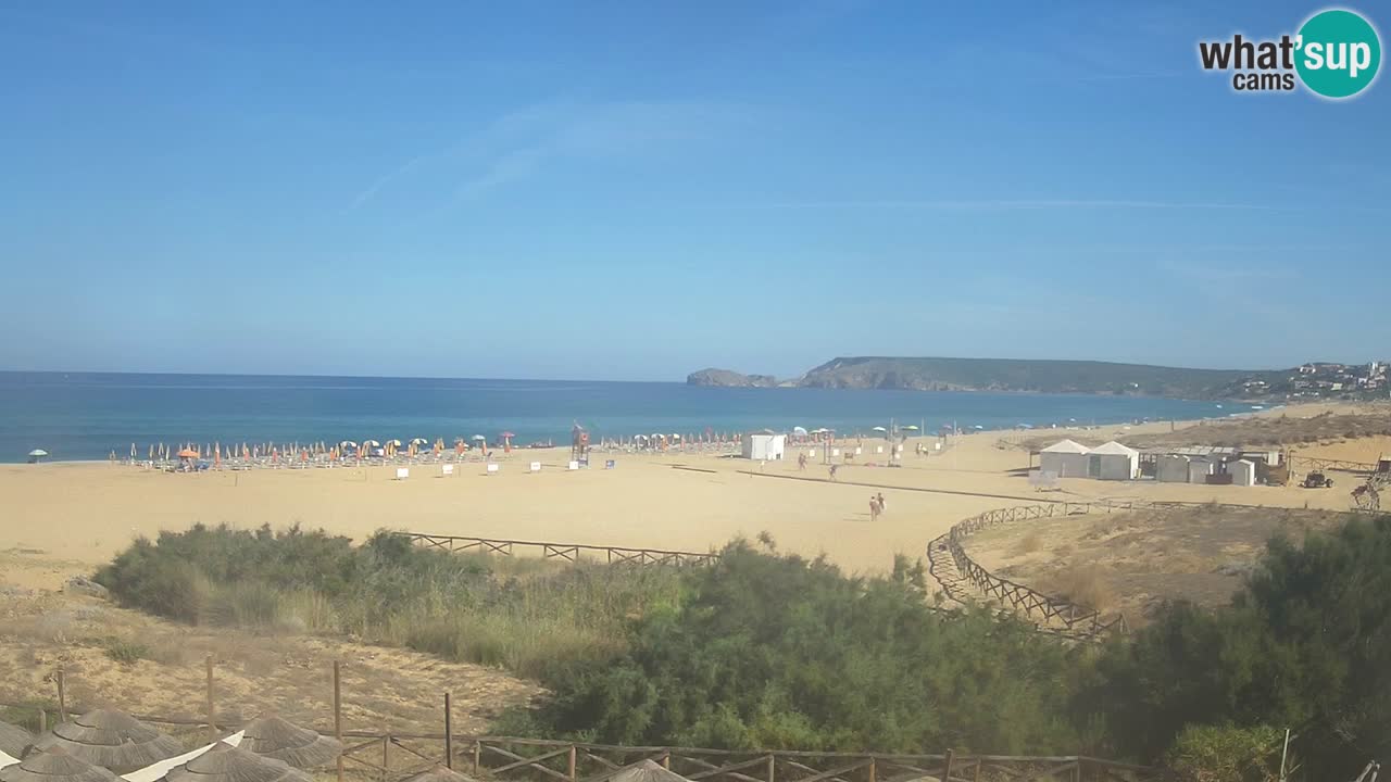 Webcam Torre dei Corsari – Vue en direct sur la plage depuis Punta Usai