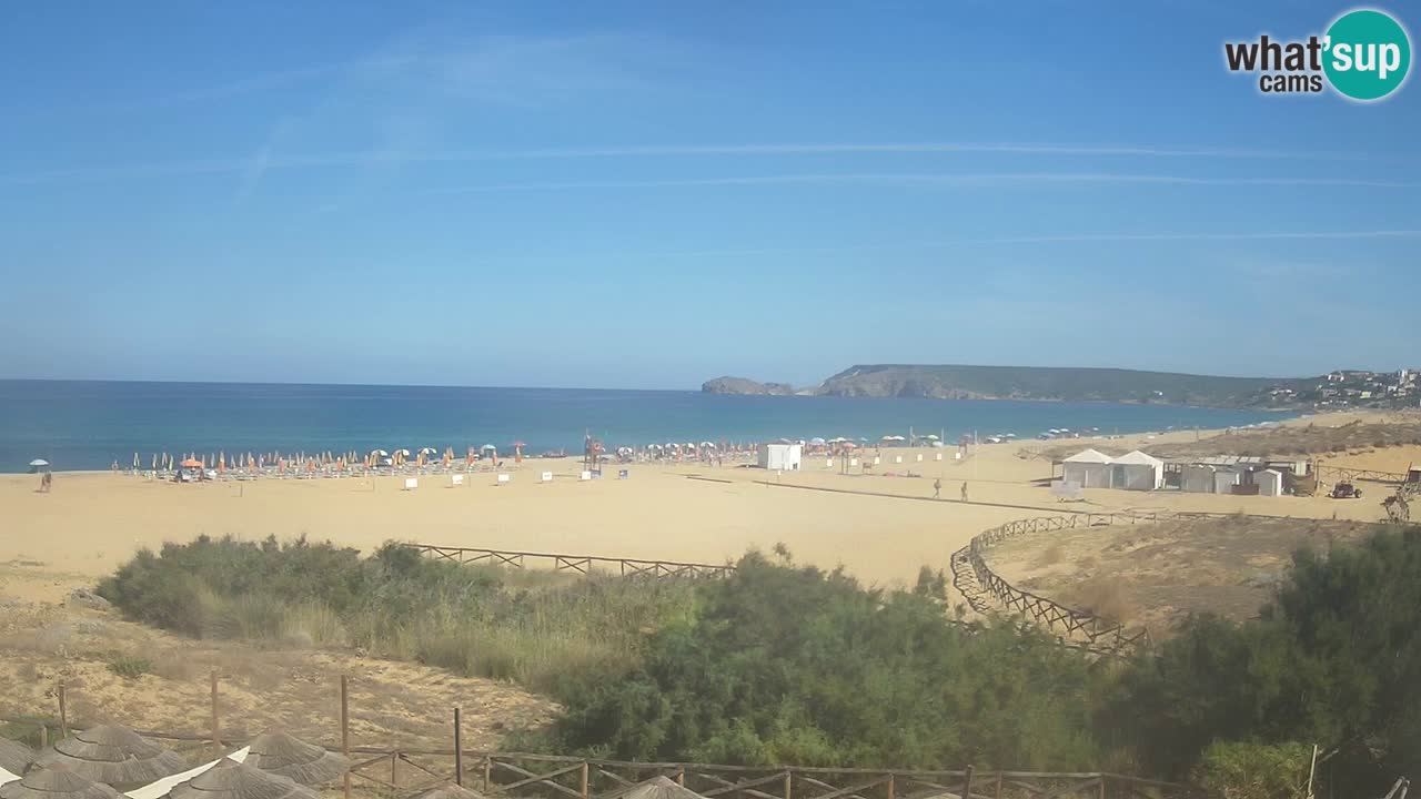 Webcam Torre dei Corsari – Vue en direct sur la plage depuis Punta Usai