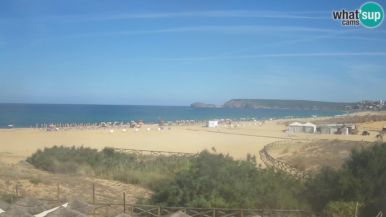 Webcam Torre dei Corsari – Vista live sulla spiaggia da Punta Usai
