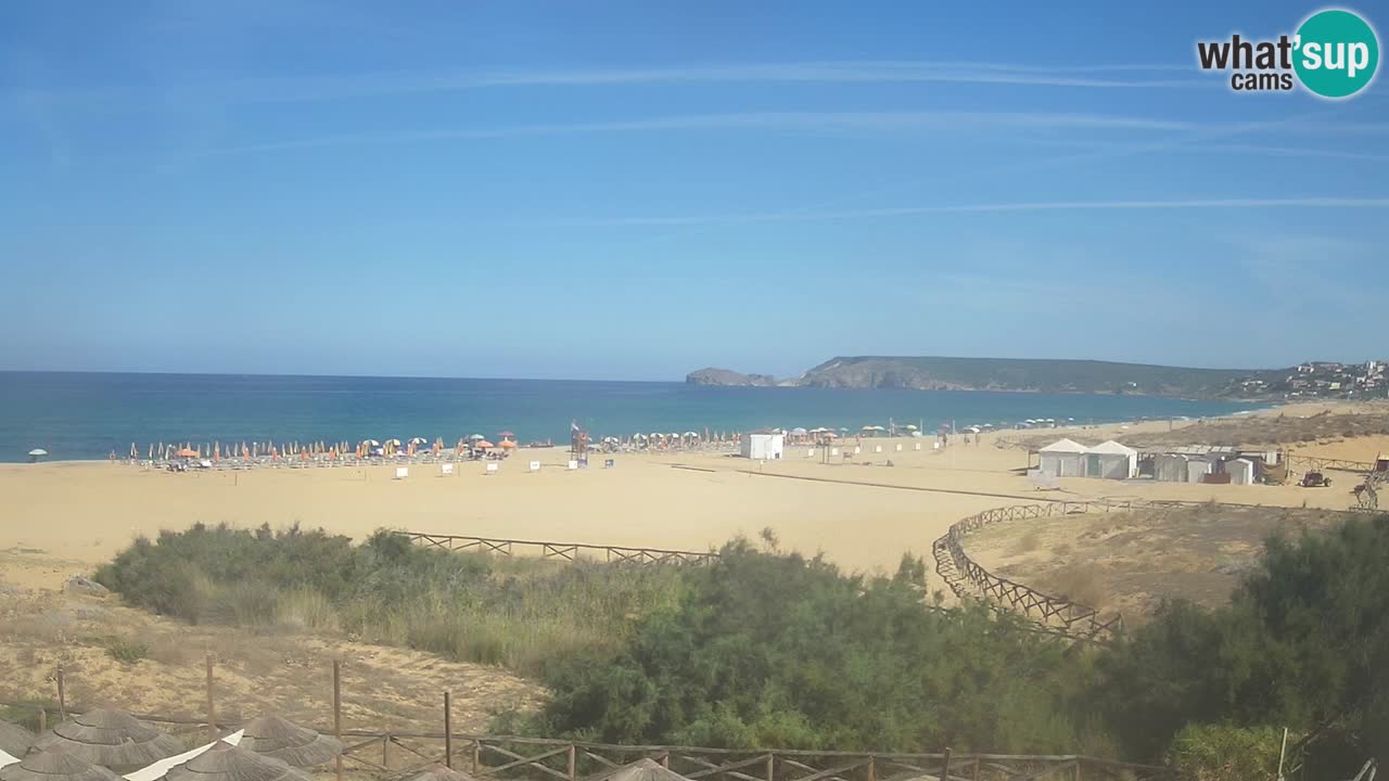 Webcam Torre dei Corsari – Liveblick auf den Strand von Punta Usai