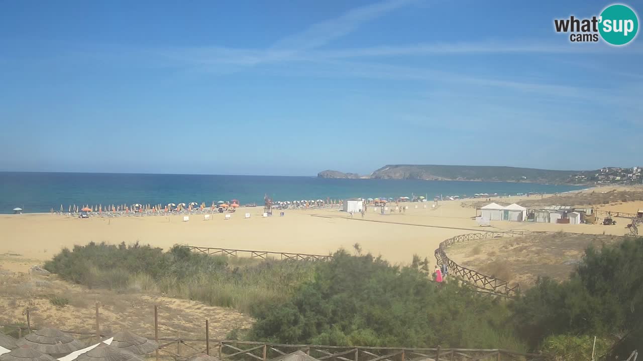 Webcam Torre dei Corsari – Vista live sulla spiaggia da Punta Usai