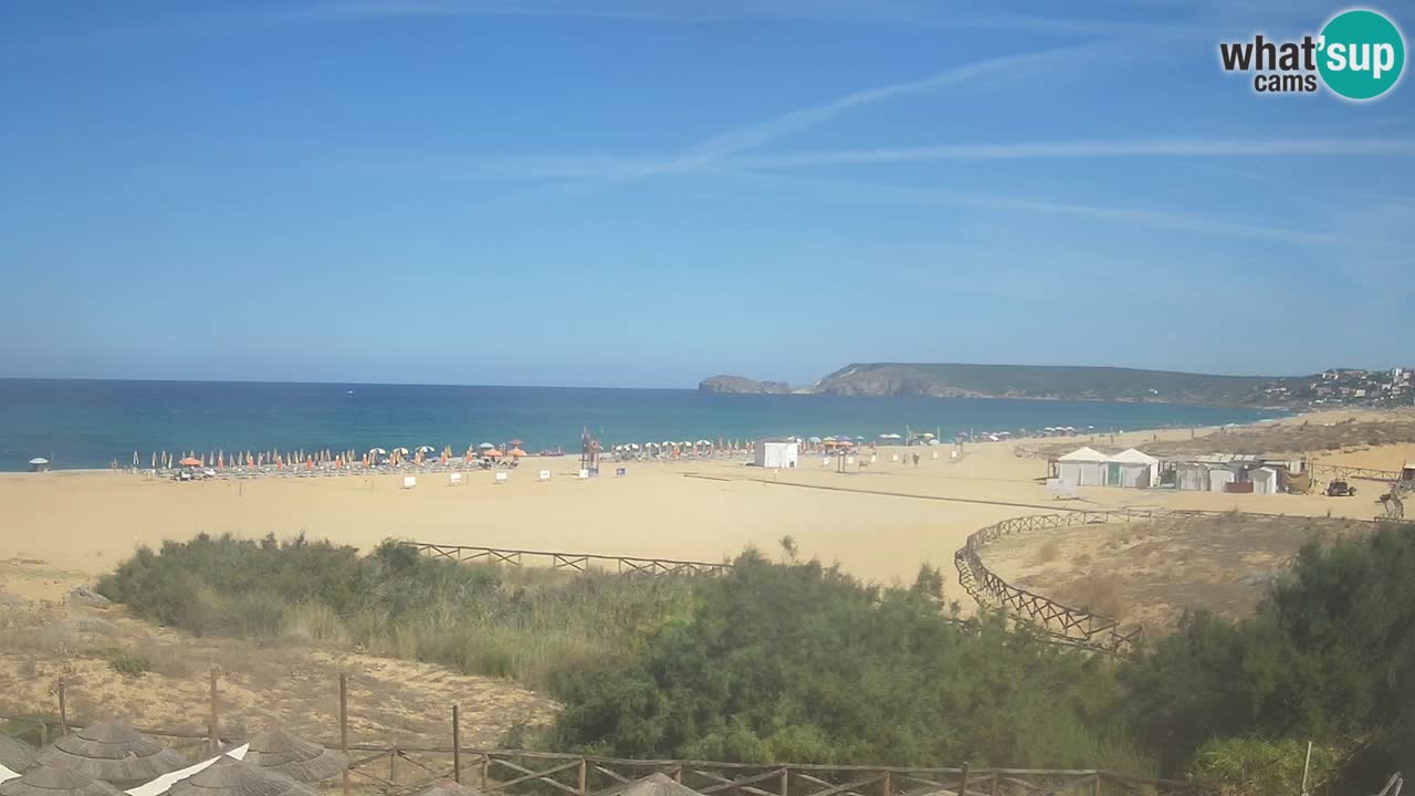 Webcam Torre dei Corsari – Liveblick auf den Strand von Punta Usai