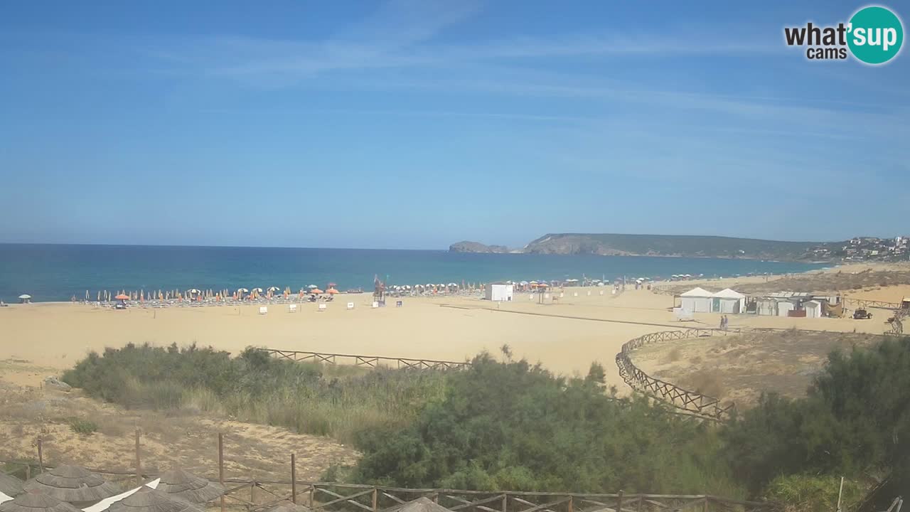 Webcam Torre dei Corsari – Vista live sulla spiaggia da Punta Usai
