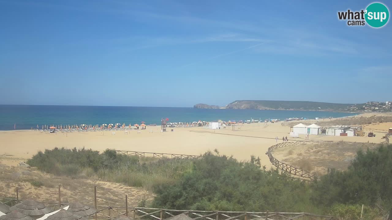 Webcam Torre dei Corsari – Vue en direct sur la plage depuis Punta Usai