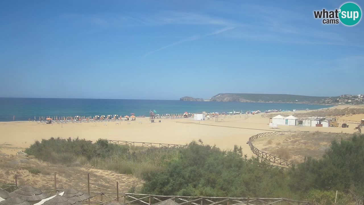 Webcam Torre dei Corsari – Liveblick auf den Strand von Punta Usai