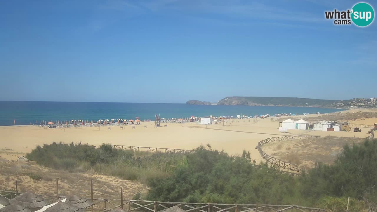 Cámara web Torre dei Corsari – Vista en directo de la playa desde Punta Usai