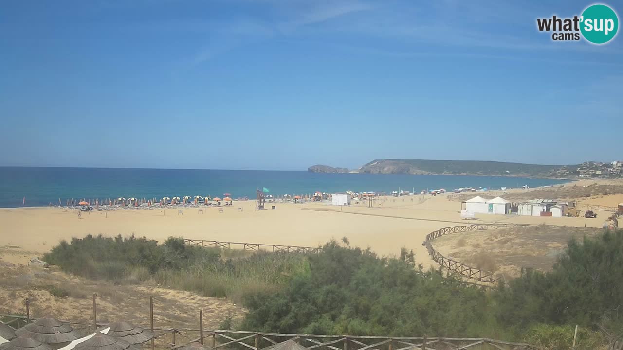 Webcam Torre dei Corsari – Live Beach View from Punta Usai