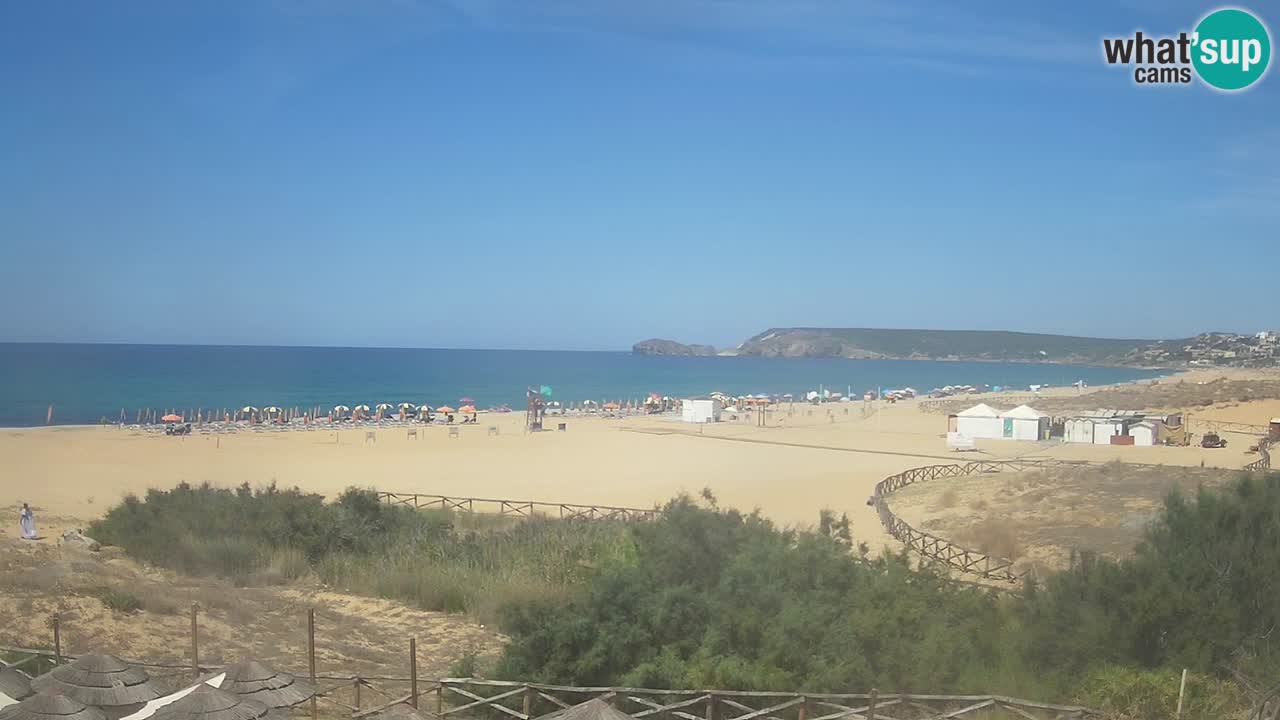 Cámara web Torre dei Corsari – Vista en directo de la playa desde Punta Usai
