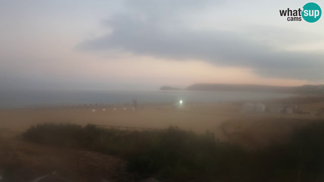 Webcam Torre dei Corsari – Liveblick auf den Strand von Punta Usai