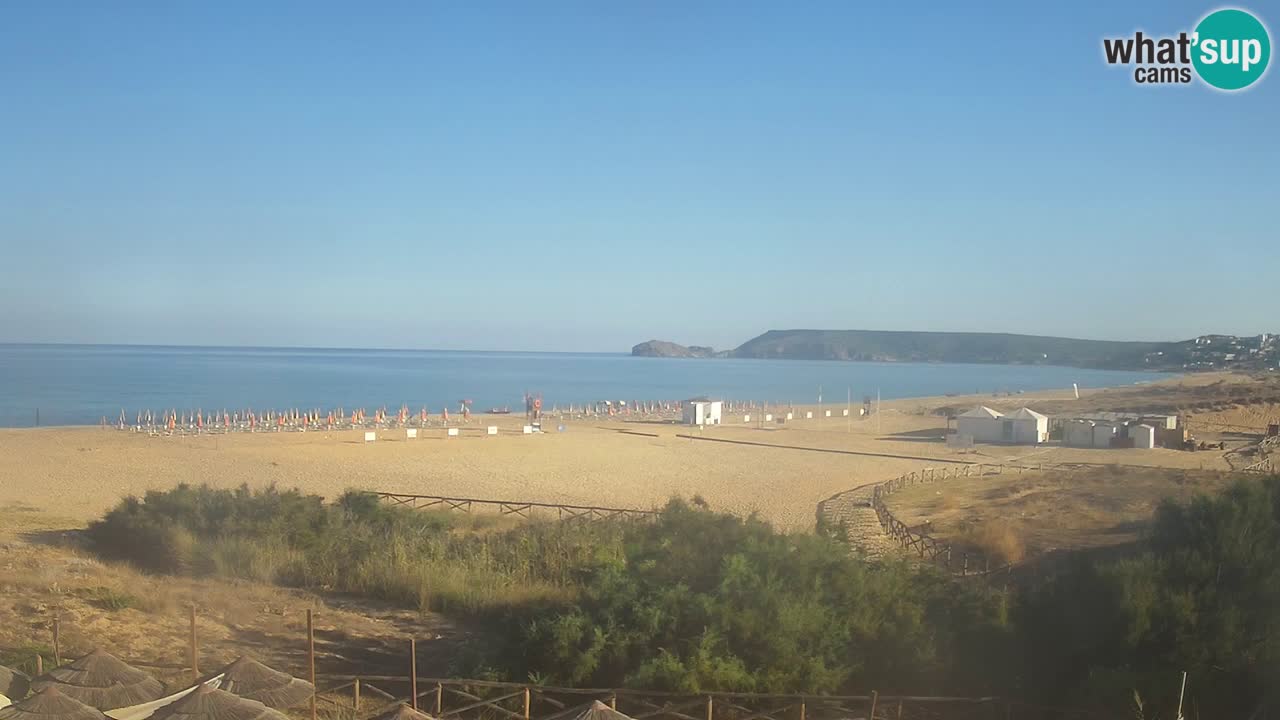 Webcam Torre dei Corsari – Live Beach View from Punta Usai