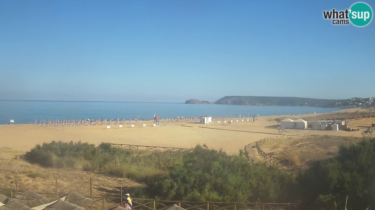 Webcam Torre dei Corsari – Live Beach View from Punta Usai