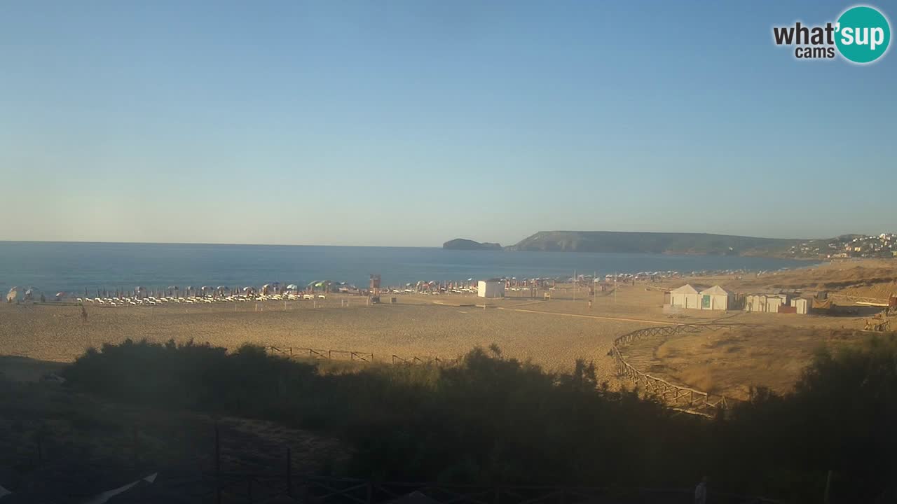 Spletna kamera Torre dei Corsari – Pogled v živo na plažo s Punta Usai