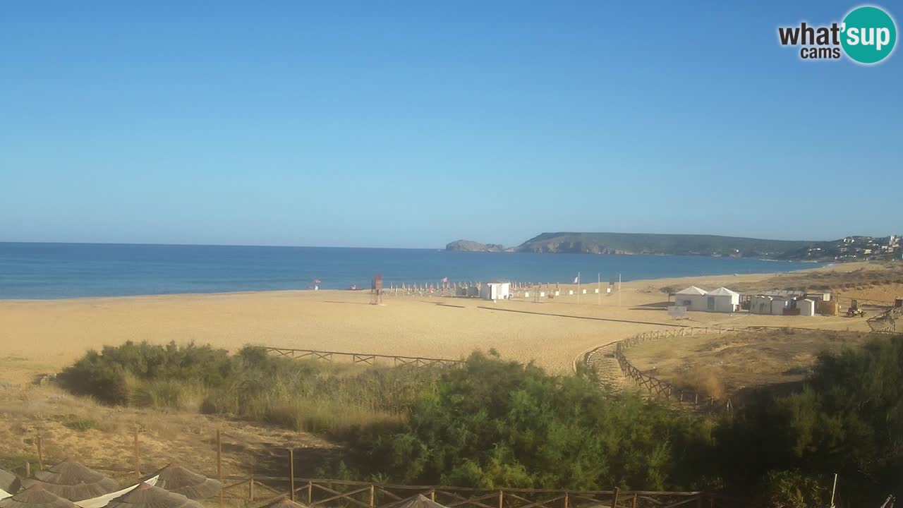 Webcam Torre dei Corsari – Liveblick auf den Strand von Punta Usai