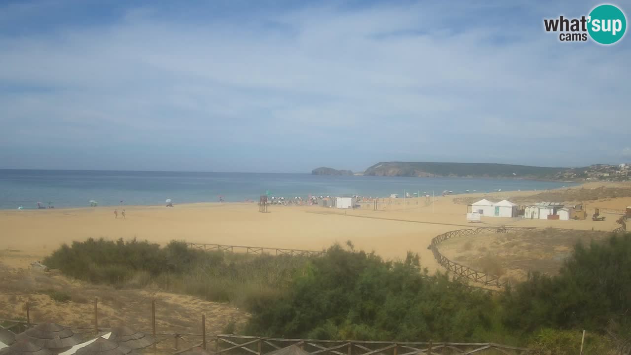 Cámara web Torre dei Corsari – Vista en directo de la playa desde Punta Usai