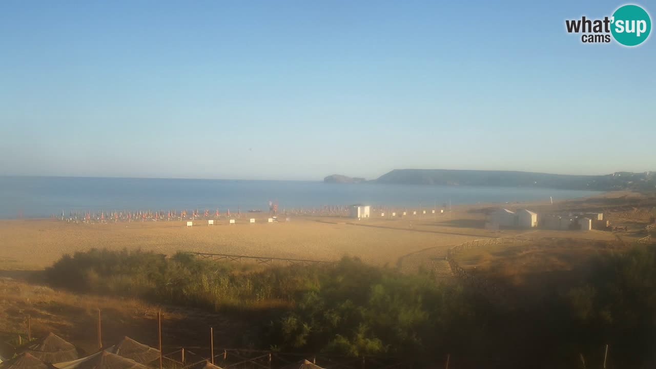 Webcam Torre dei Corsari – Vue en direct sur la plage depuis Punta Usai