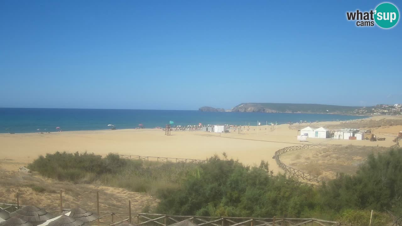 Webcam Torre dei Corsari – Vista live sulla spiaggia da Punta Usai