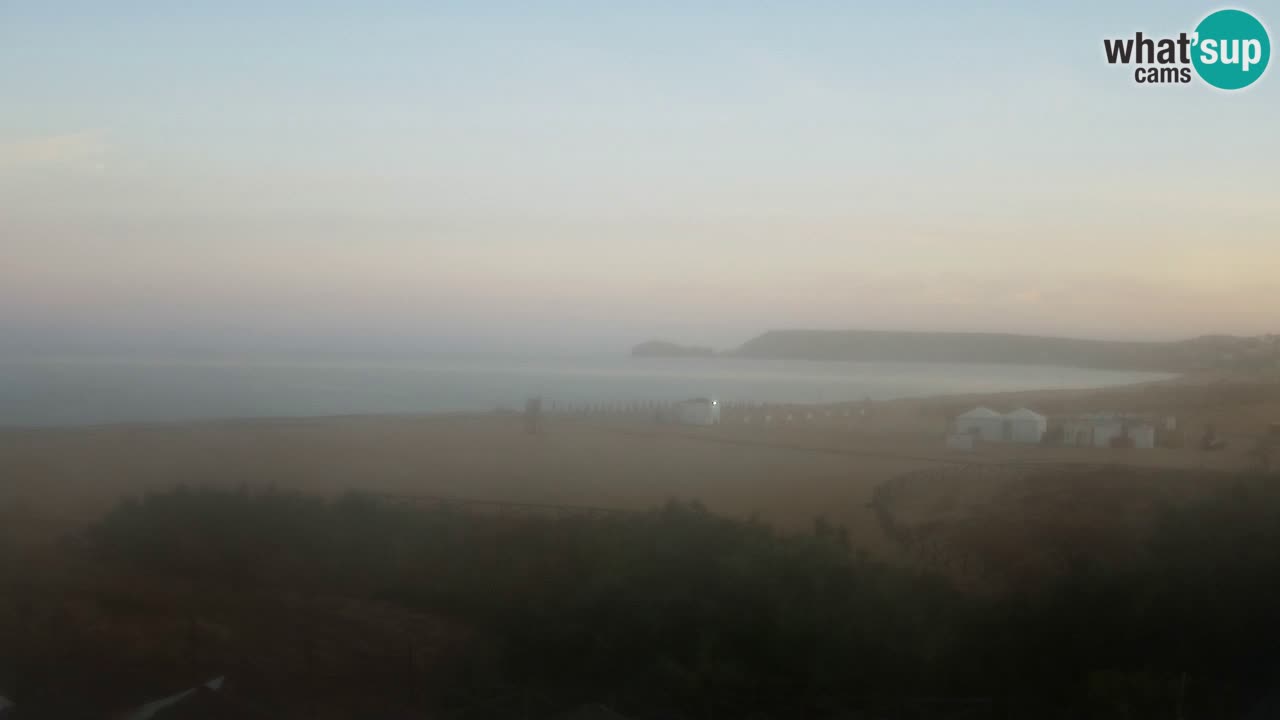 Webcam Torre dei Corsari – Vue en direct sur la plage depuis Punta Usai