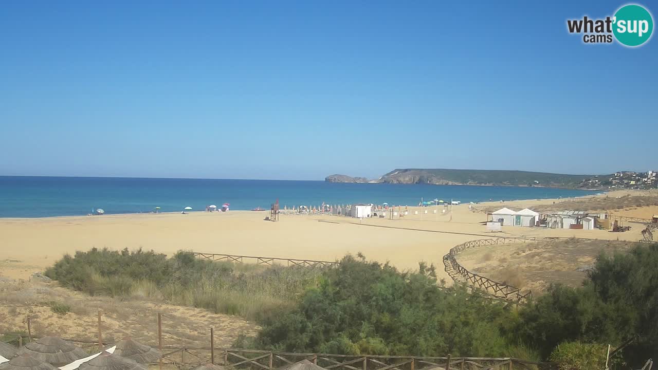 Webcam Torre dei Corsari – Vista live sulla spiaggia da Punta Usai