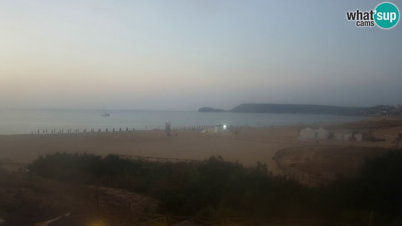 Cámara web Torre dei Corsari – Vista en directo de la playa desde Punta Usai
