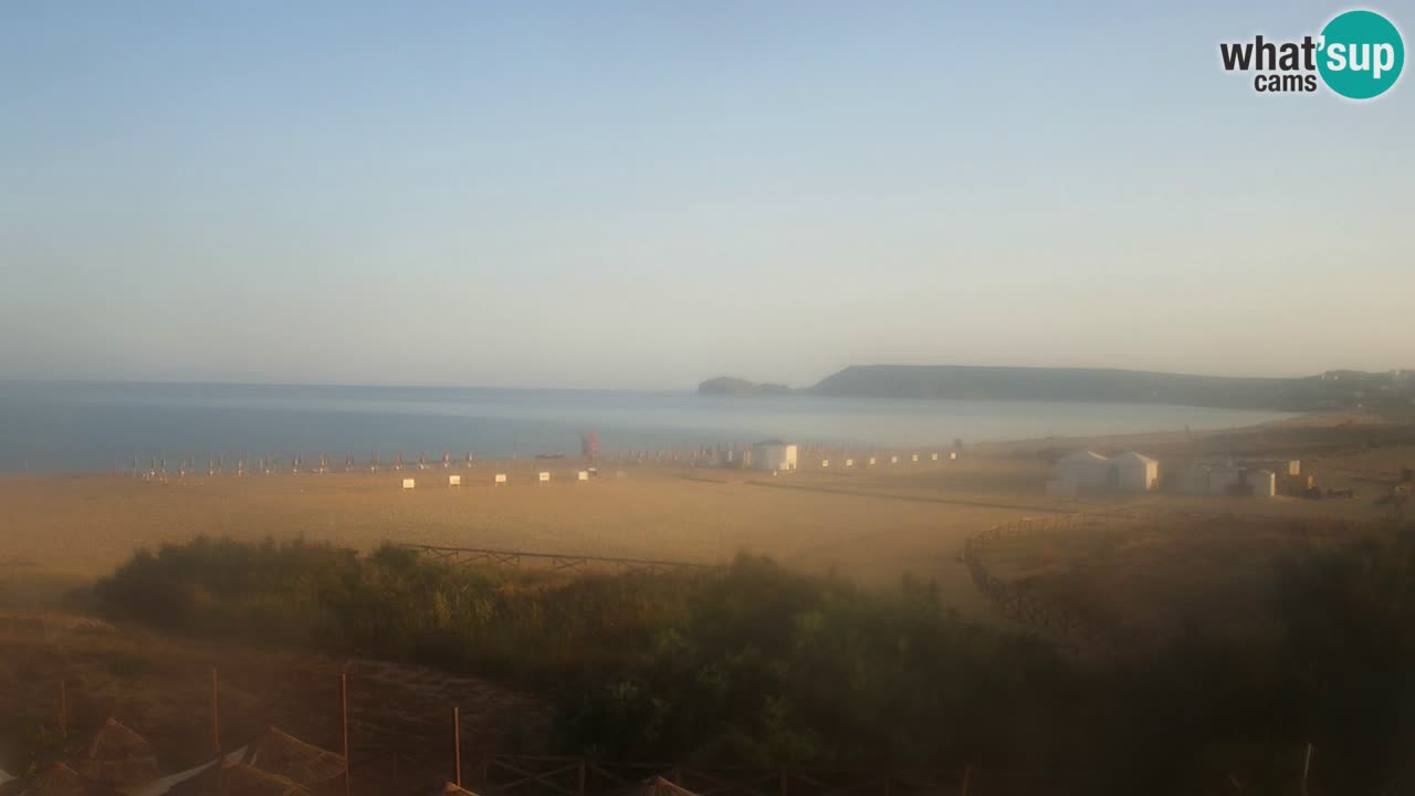 Webcam Torre dei Corsari – Vista live sulla spiaggia da Punta Usai