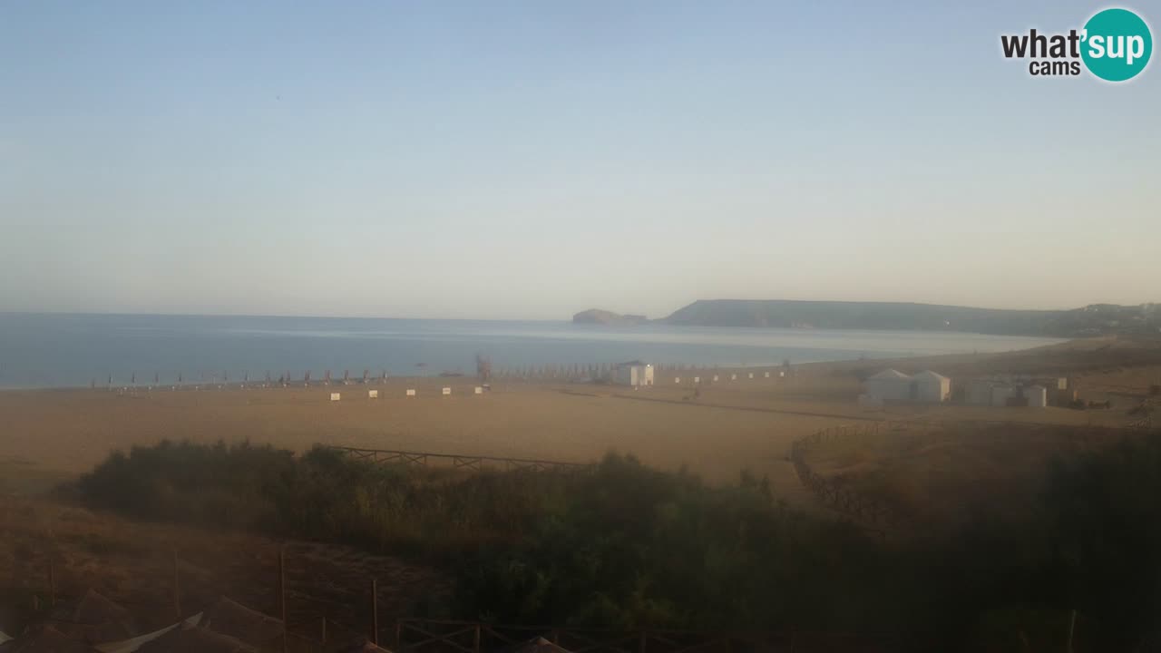 Cámara web Torre dei Corsari – Vista en directo de la playa desde Punta Usai