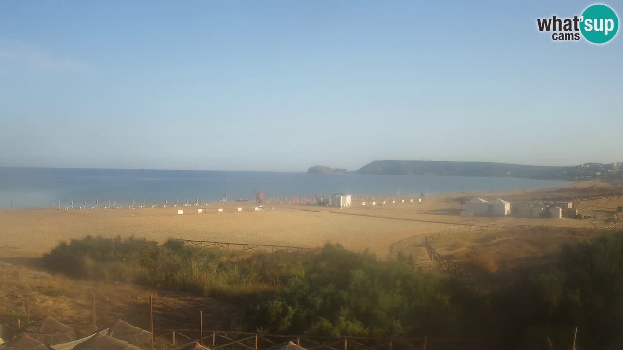 Cámara web Torre dei Corsari – Vista en directo de la playa desde Punta Usai
