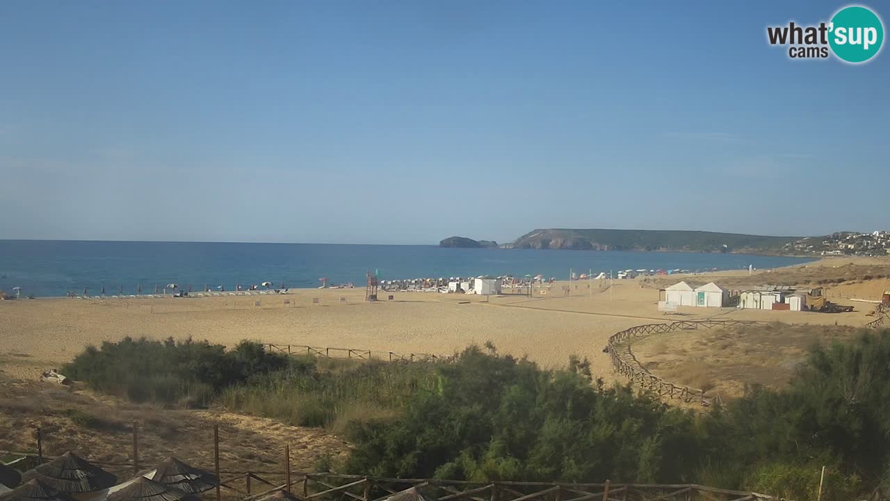 Webcam Torre dei Corsari – Vista live sulla spiaggia da Punta Usai