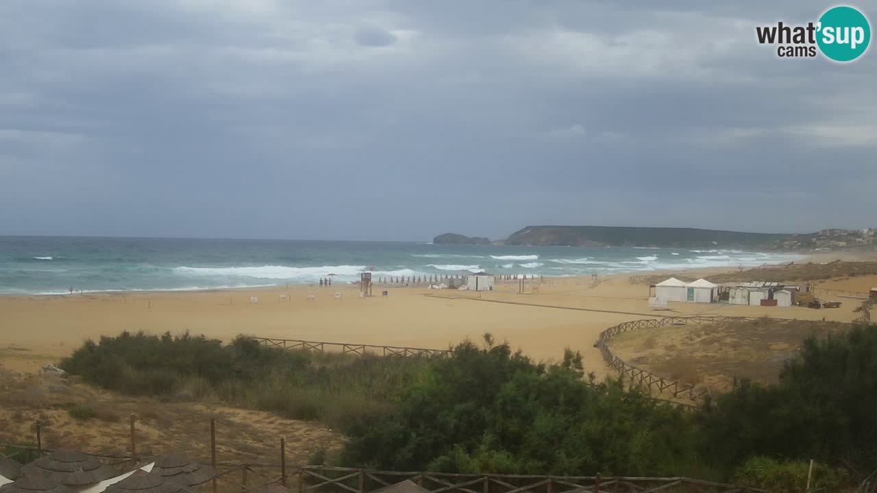 Webcam Torre dei Corsari – Liveblick auf den Strand von Punta Usai