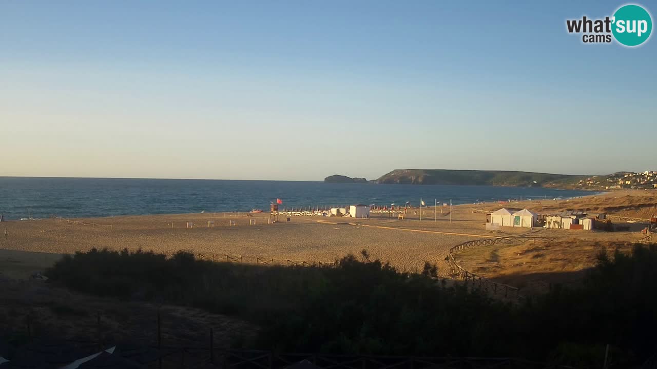 Webcam Torre dei Corsari – Vista live sulla spiaggia da Punta Usai