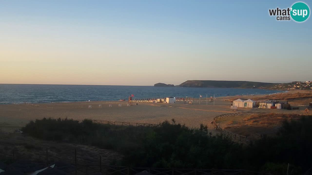 Webcam Torre dei Corsari – Vista live sulla spiaggia da Punta Usai