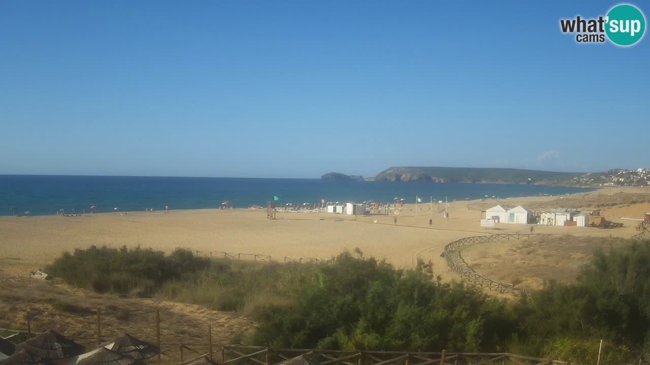 Web kamera Torre dei Corsari – Pogled uživo na plažu s Punta Usai