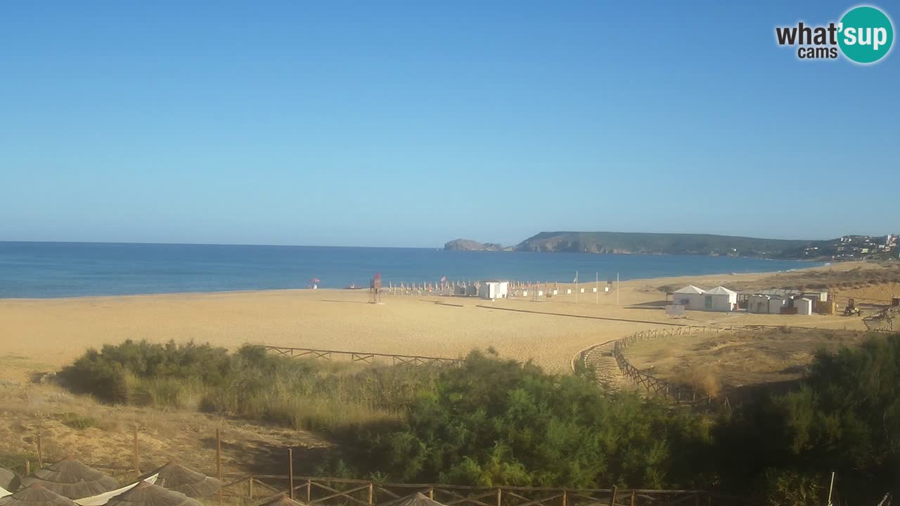 Webcam Torre dei Corsari – Liveblick auf den Strand von Punta Usai