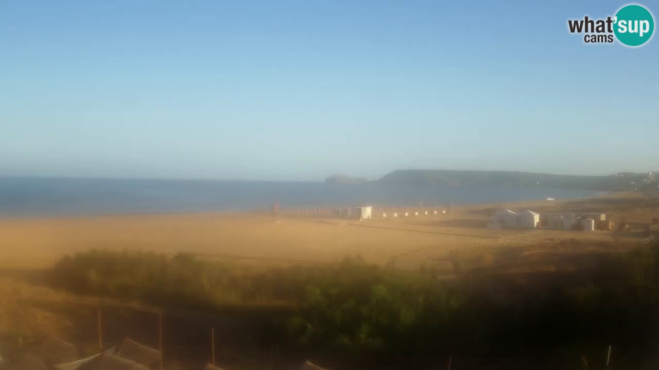 Webcam Torre dei Corsari – Vista live sulla spiaggia da Punta Usai