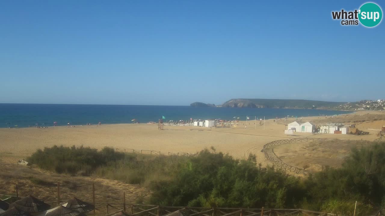 Web kamera Torre dei Corsari – Pogled uživo na plažu s Punta Usai