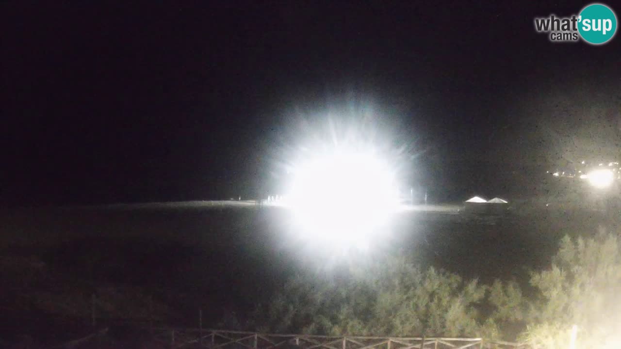 Webcam Torre dei Corsari – Vista live sulla spiaggia da Punta Usai