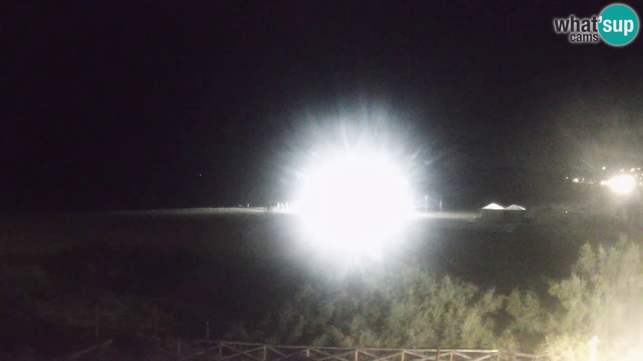 Webcam Torre dei Corsari – Vista live sulla spiaggia da Punta Usai