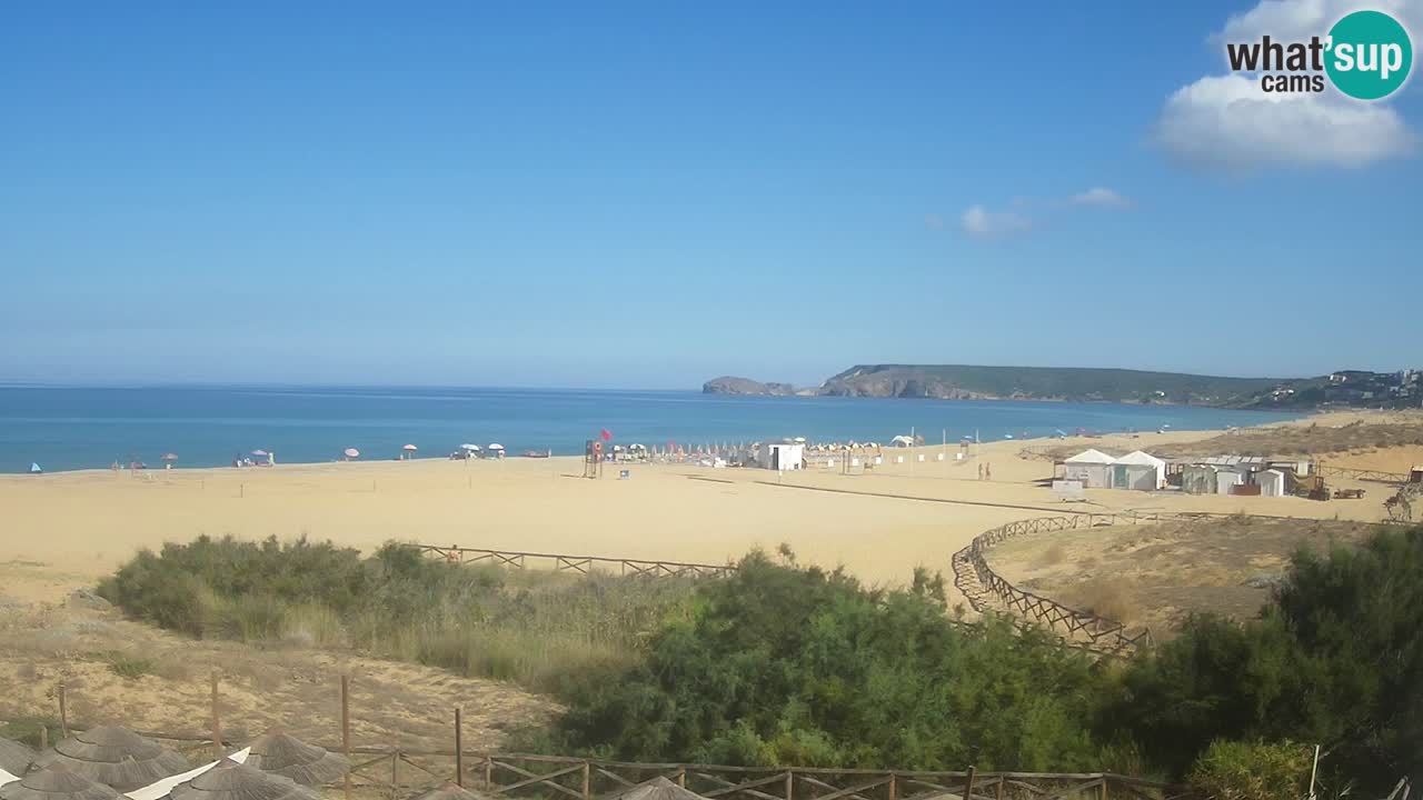 Webcam Torre dei Corsari – Liveblick auf den Strand von Punta Usai