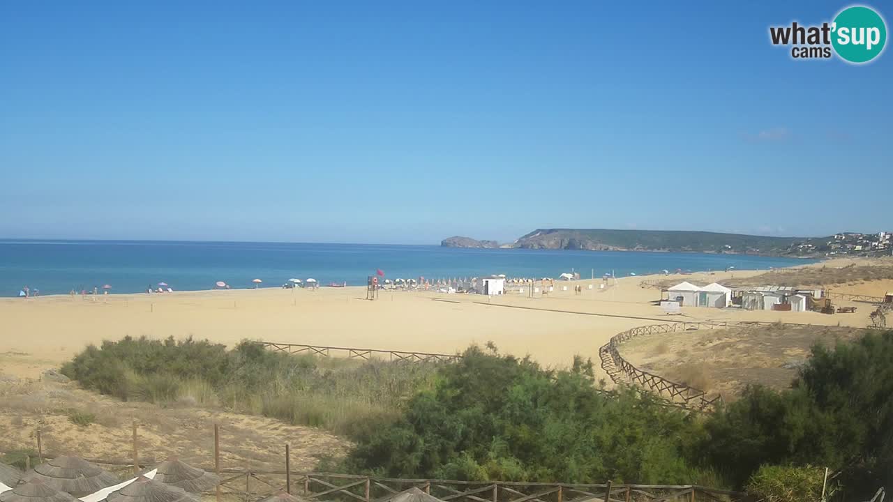 Webcam Torre dei Corsari – Vue en direct sur la plage depuis Punta Usai