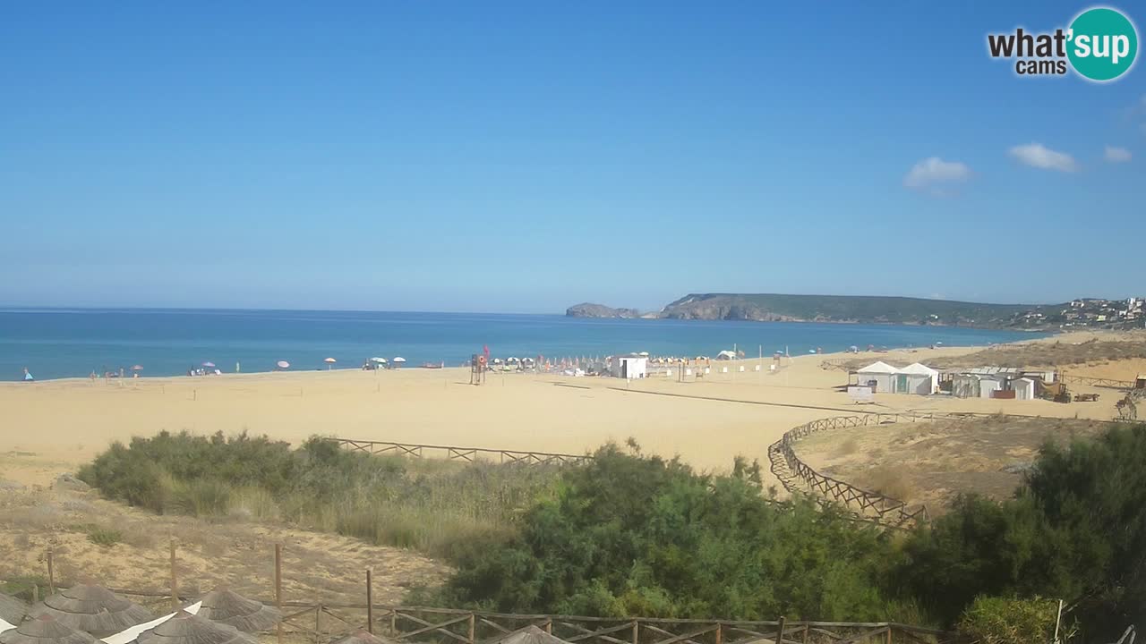 Webcam Torre dei Corsari – Vue en direct sur la plage depuis Punta Usai