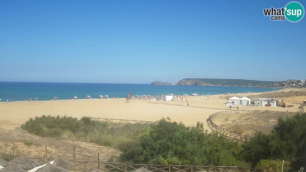 Webcam Torre dei Corsari – Vue en direct sur la plage depuis Punta Usai