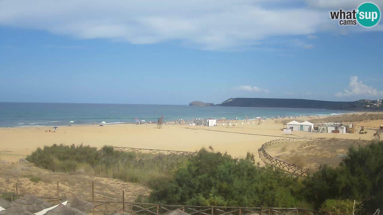 Webcam Torre dei Corsari – Vista live sulla spiaggia da Punta Usai