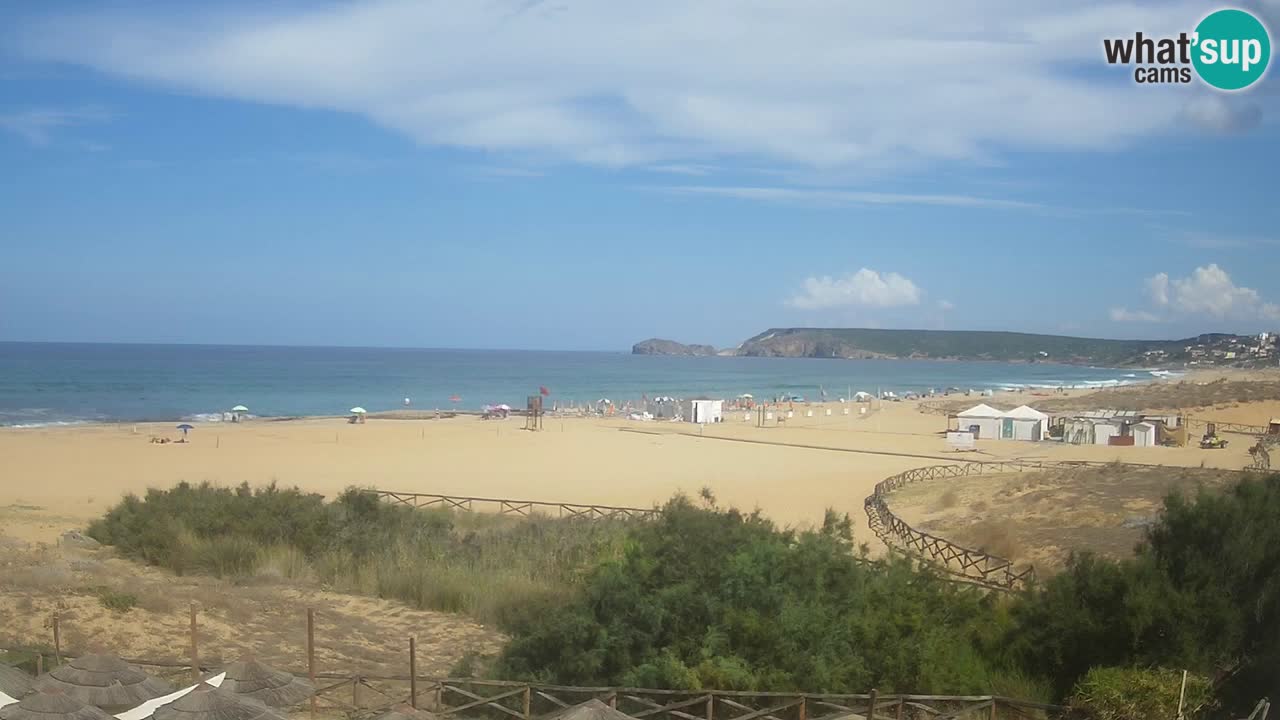 Webcam Torre dei Corsari – Vista live sulla spiaggia da Punta Usai