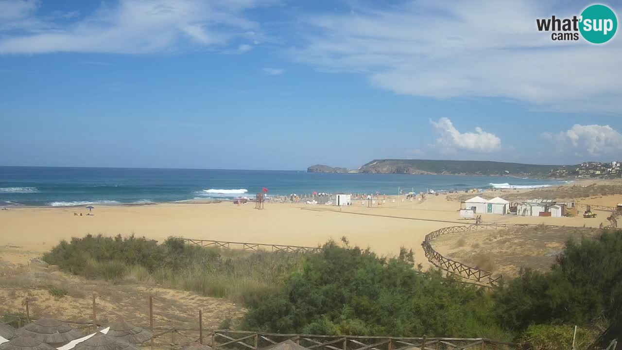 Webcam Torre dei Corsari – Liveblick auf den Strand von Punta Usai