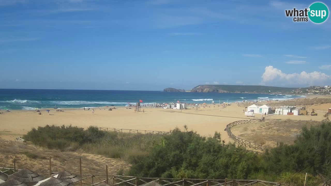 Webcam Torre dei Corsari – Vista live sulla spiaggia da Punta Usai