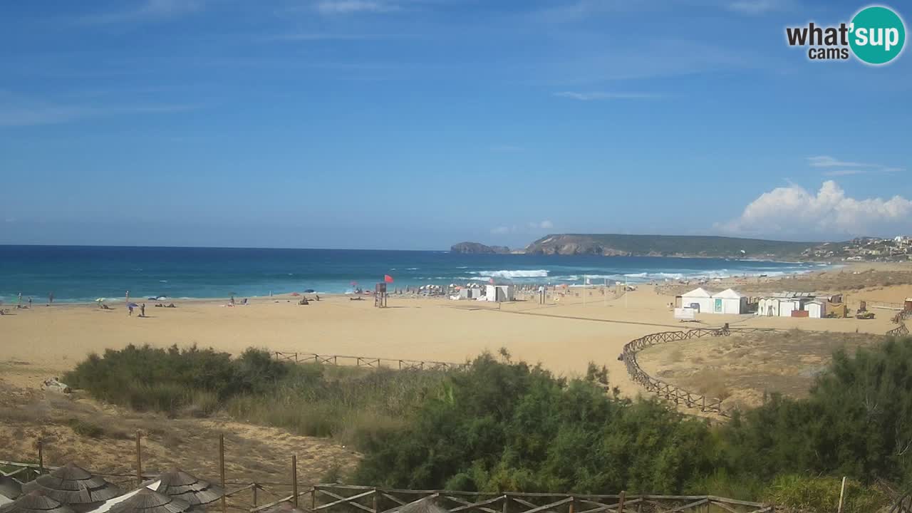 Webcam Torre dei Corsari – Vista live sulla spiaggia da Punta Usai