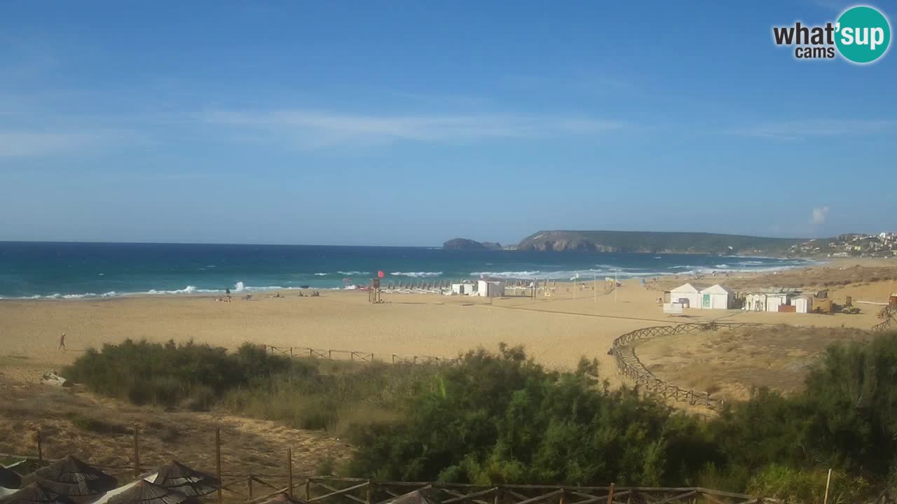 Webcam Torre dei Corsari – Vista live sulla spiaggia da Punta Usai